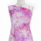  Hawaiian ткань плюмерия рисунок стрейч велюр ткань розовый KH-566-PI-V 3-5 рабочий день после отправка 