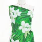  Hawaiian ткань плюмерия рисунок ko морщина ткань зеленый KH-568-GR-K 3-5 рабочий день после отправка 