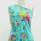  мир рисунок ткань .& слива & Sakura рисунок ko морщина * автомобиль n язык * стрейч велюр можно выбрать ткань голубой ( бледно-голубой ) WA-005-LBL 3-5 рабочий день после отправка 