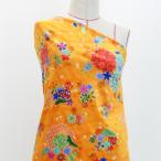  мир рисунок ткань .& слива & Sakura рисунок ko морщина * автомобиль n язык * стрейч велюр можно выбрать ткань orange ( оранжевый ) WA-005-OR 3-5 рабочий день после отправка 