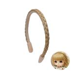 10 дюймовый парик для три плетеный лента-ободок детали молоко ti( лента для волос )