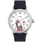 特別価格Timex X Peanuts Men's Standard 40mm Watch &amp;#x2013; Snoopy USA with Blue Leather St好評販売中