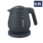  Zojirushi электрический чайник 0.8L переворачивание горячая вода протекать предотвращение пар save CK-DC08-BM soft черный 