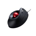 ショッピングエルゴ エルゴ トラックボール マウス 有線 静音 MA-TB177BK サンワサプライ【80サイズ】