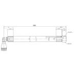  Rinnai усиленный газ шланг R3/8 винт подключение для 1m RGH-910MA