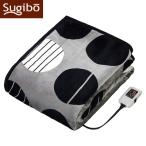 椙山紡織 プレミアムボア電気掛敷兼用毛布 ワイド 電気毛布 SB20KW06-GY グレー Sugibo【100サイズ】