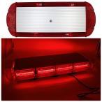  срочный машина для красный цвет лампа 12V 24V[55×22cm]LED указатель поворота раунд модель [ красный ]COB chip прикуриватель источник питания магнит WB813-40 стробоскоп flash сигнальный фонарь 