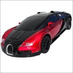 送料無料 ラジコンカー ブガッティー ロボ RC 車 スーパーカー プレゼント クリスマス 誕生日 自動車 ロボット 変身