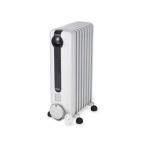 デロンギ(DeLonghi) オイルヒーター ホワイト L字型フラットフィン8枚 [8~10畳用] JRE0812
