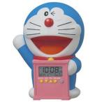 SEIKO セイコー 目覚まし時計 ドラえもん キャラクター型 おしゃべりアラーム デジタル 温度表示 JF374A 子供