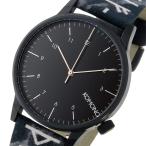 コモノ KOMONO Winston Rune-Black クオーツ メンズ 腕時計 KOM-W2160 ブラック ブラック