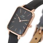 ダニエルウェリントン 腕時計 QUADRO PRESSED SHEFFIELD 20×26 ローズゴールド DW00100435 クアドロプレスド ブラック