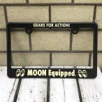 moon I zMOONEYES MOON Equipped GEARS FOR ACTION! номерной знак рама черный [for 126cc UP][MG130MMQ]