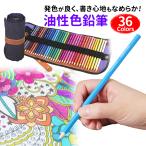 ショッピング色 色鉛筆 36色 セット 油性 ロールケース 収納 ケース 子供 小学生 お絵かき 大人の塗り絵 画材セット