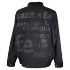ショッピングサンタ ・サンタフェ LL(50) 4０%OFF ブルゾン パンチングメッシュ 23新作 春夏 メンズ ロゴ柄 ジャンパー b-239-55403-019