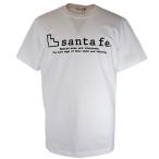 ・サンタフェ 4L(54) 半袖Tシャツ 2025新作 春夏 メンズ 丸首 ロゴプリント santafe 日本製 ht251-83832-001