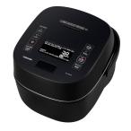 ショッピング炊飯器 TOSHIBA(東芝) 炊飯器 炎匠炊き 5.5合 RC-10VXV(K) グランブラック 真空圧力IHジャー炊飯器 大火力 真空保温 白米40時間