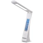 OHM 充電式LEDデスクライト デジタル表示機能付き ホワイト DS-LE27BG-W