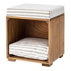 ペットスツール A 約幅34×奥行29.5×高さ39cm ブラウン 木製 完成品 ペット用品 愛犬 愛猫 プレゼント 贈り物 ギフト