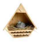 木製 バードハウス 鳥小屋 野鳥の巣箱 屋外 庭 ベランダ 吊り下げ式 天然木 おしゃれ ガーデニング 野鳥観察 シジュウカラ スズメ