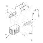 【部品】 フタA BK (39796) パーツNo.2 [第一精工 タックルキャリアーMS 4025クロXクロ]