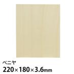 ベニヤ 220×180×3.6mm 1枚入【ゆうパケット対応】