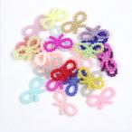 Yahoo! Yahoo!ショッピング(ヤフー ショッピング)10mm×19mm アソート30個入 アクリル 装飾パーツ リボン ミックス 【ゆうパケット対応】