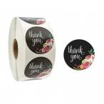  roll наклейка черный цветок букет солнечный кий круглый 1 вид 1 шт входить [.. пачка соответствует ]