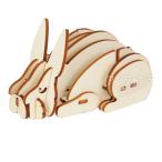  из дерева 3D мозаика заяц 1 штук [ экспресс доставка на дом ]