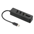 USB TypeC ступица ( устройство для считывания карт есть ) 1 штук [ экспресс доставка на дом ]
