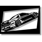 切り紙屋 ホンダ(HONDA) NSXの切り絵(4)　A4サイズ　/車,手作り作品,モチーフ,インテリア,飾り,展示,アート,紙,ペーパー[メーカ直送品]