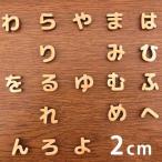 アンシャンテラボ 切り抜き文字 ひらがな:は行〜わ行 2cm 厚さ約6mm 切り文字 切文字 パーツ【ゆうパケット対応】