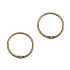 直径37mm 2個入 カードリング 真鍮古美 / 文具 文房具 事務用品 【ゆうパケット対応】