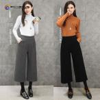 レディース ガウチョパンツ ワイドパンツ スカンツ スカーチョ 大きいサイズ 美脚 脚長 体型カバー 冬コーデ 春服 体型カバー 着痩せ きれいめ 送料無料
