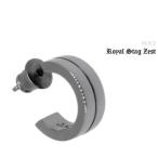 Yahoo! Yahoo!ショッピング(ヤフー ショッピング)ピアス メンズ ロイヤルスタッグゼスト Royal Stag Zest ハーフリング シルバー ファッション アクセサリー 片耳 SP25-004