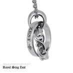 Yahoo! Yahoo!ショッピング(ヤフー ショッピング)ネックレス メンズ ロイヤルスタッグゼスト Royal Stag Zest ダブルリング ブラックダイヤモンド シルバー ファッション アクセサリー ペンダント SN25-009