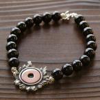 戦国武将 ブレスレット メンズ アクセサリー 蛇の目ブレス  加藤清正 天然石 シルバー925 ブレス 21センチ