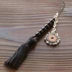 戦国武将 ストラップ アクセサリー 蛇の目  加藤清正 天然石 シルバー925