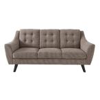 AZUMAYA 3人掛けソファ ラグナ(幅164cm/素材布) ベージュ色 SS-113BE