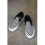 バンズ(VANS) WOVEN CLASSIC SLIP-ON PLATFORM  / スリッポン チェッカー ライフスタイル  VN0A5KXB9GY - エンシニータス