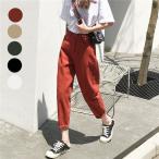 デニムパンツ レディース ズボン ジーンズ 九分丈 ハレムパンツ ハイウエスト 春夏秋 カジュアル ロングパンツ 大きいサイズ ボトムス オシャレ ゆったり 着痩せ