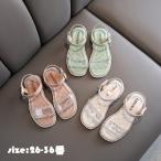 サンダル キッズ 靴 ビーチサンダル ジュニア 夏物 女の子 子ども プリンセスシューズ キッズシューズ 軽く 子供靴 プール 海 姫系 女児 可愛い かわいい 入学式