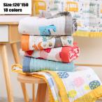 子供用 110*110 バスタオル 純綿 赤ん坊 赤ちゃん ガーゼ 6階 水洗い 掛け布団 夏 つめたい布団 乳幼児 湯上りタオル 吸水速乾 凉しベビー こども キッズ 子ども