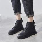 ショートブーツ レディースシューズ ローヒール 薄/裏起毛 靴 カジュアルシューズ レースアップ 美脚  歩きやすい  疲れない 洒落 新作