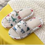  ребенок тапочки летний ... хлопок лен для помещений легкий девочка мужчина Kids салон обувь надеть обувь ... натуральный симпатичный модный 