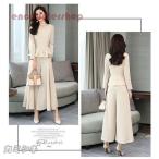 卒業式 服 母 セットアップ   レディース パンツスーツ40代  おしゃれ ママフォーマル 長袖  卒園式 入学式 ジャケット 通勤 OL  2点セット