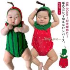ショッピング水着 男の子 水着 子供 男の子 スイカ ベビー 夏 帽子付き 女の子 ベビー ベビー服 ベビーロンパース 2点セット 着ぐるみ 赤ちゃん 幼児 かわいい カバーオ