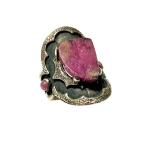 Yahoo! Yahoo!ショッピング(ヤフー ショッピング)Endless knot　トルマリンリング　ピンクトルマリン　シルバーリング