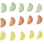  миниатюра кукольный дом лимон lime грейпфрут ломтик 8 шт все 3 цвет меньше Mix resin 