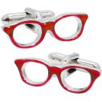 SWANK（スワンク） 日本製 眼鏡のカフス 赤【商工会会員店です】